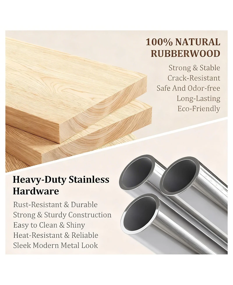 Yigii 3-Tier Adjustable Storage Cart