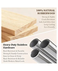 Yigii 3-Tier Adjustable Storage Cart