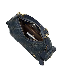 Coach Juliet Soft Quilted Denim Pocket Medium Shoulder Bag