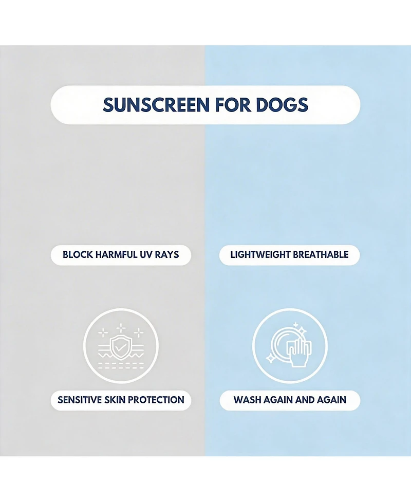 Aronkl Uv Protection Spf 30 Breathable Quick Dry Dog T Shirt