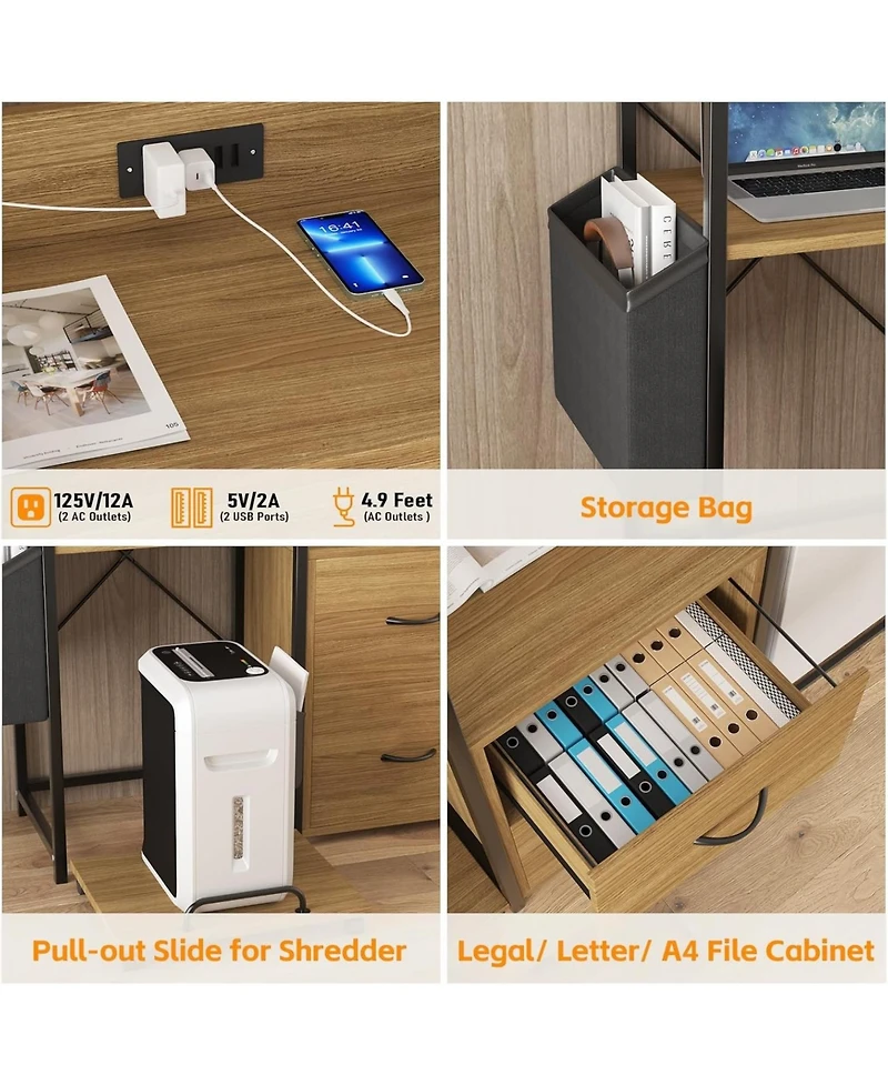 gaomon 2 Drawer File Cabinet for Letter