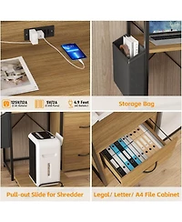 gaomon 2 Drawer File Cabinet for Letter