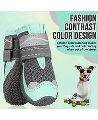 Aronkl Waterproof & Anti-Slip Dog Boots - Ideal for Outdoor, Night Running, Hiking, Traveling