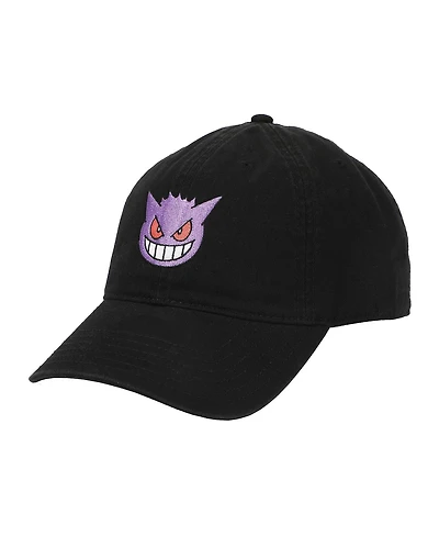 Pokemon Men's Embroidered Gengar Adult Baseball Hat (One Size)
