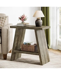 Tribesigns Solid Wood End Table for Living Room