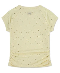 abercrombie kids Girls' Eyelet Ruched Baby T-Shirt