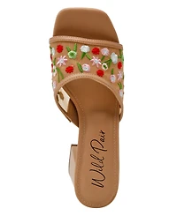 Wild Pair Women's Piillar Slip-On Block Sandals, Macy's Exclusive