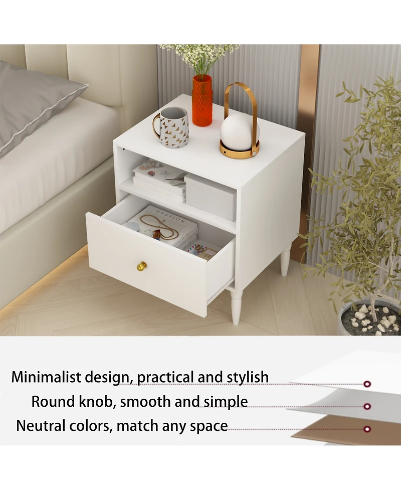 Rainsken Modern Nightstand