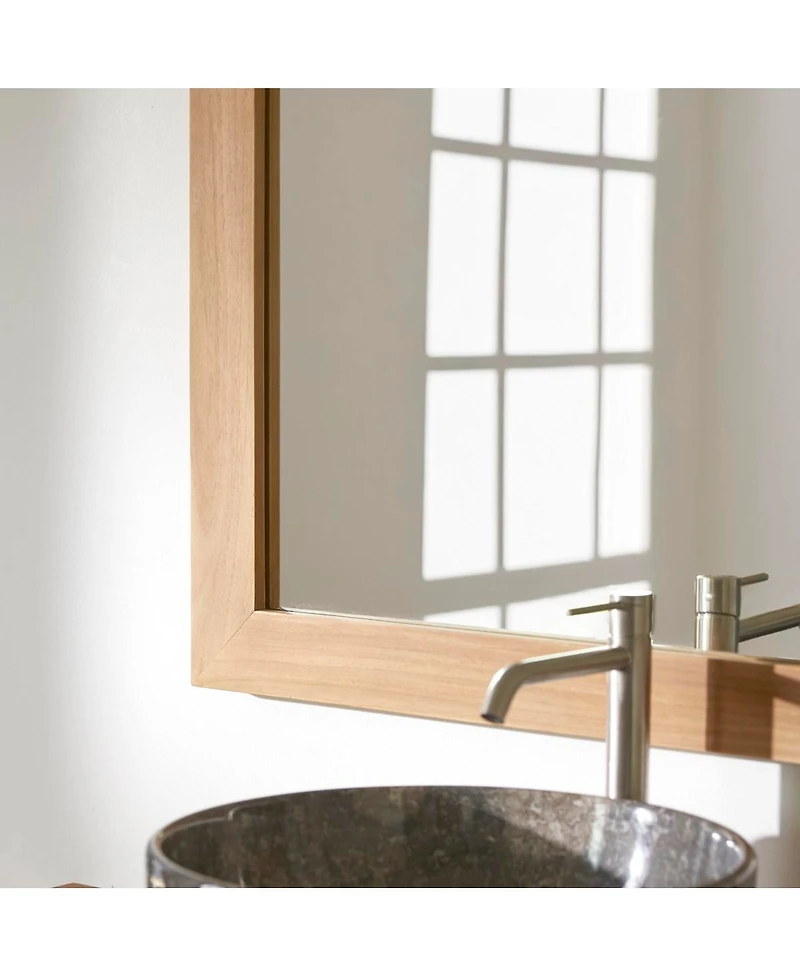 Tikamoon Tona teak wood mirror 160x60 cm