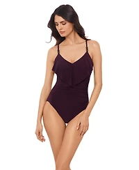 Magicsuit Isabel Slimming Ruffled Underwire One-Piece Swimsuit