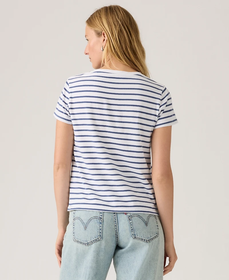 Levi's Women's Perfect Cotton V-Neck Short-Sleeve T-Shirt