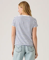 Levi's Women's Perfect Cotton V-Neck Short-Sleeve T-Shirt
