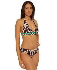 Trina Turk Women's Pull-On Printed Swim Bottoms