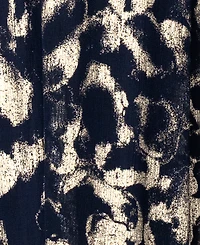 Betsy & Adam Plus Printed Off-The-Shoulder Ball Gown