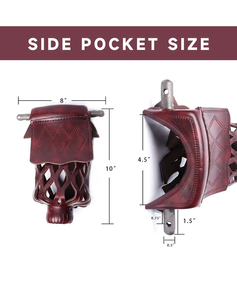 Gse Games & Sports Expert Set of 6 Heavy Duty Pu Leather Billiard Pool Table Pockets