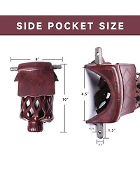 Gse Games & Sports Expert Set of 6 Heavy Duty Pu Leather Billiard Pool Table Pockets