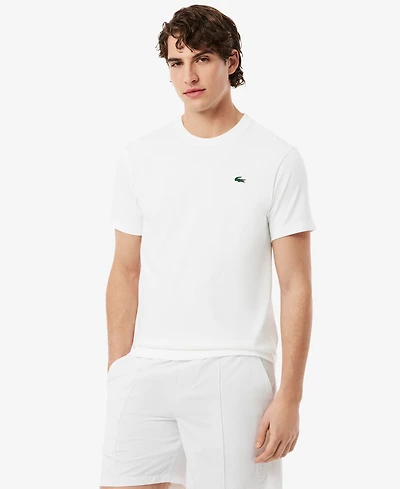 Lacoste Men's Ultra-Dry Printed Crewneck Tennis T-Shirt