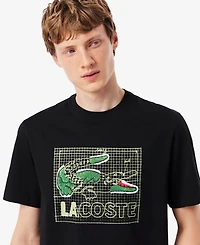Lacoste Men's Classic-Fit Printed Crewneck T-Shirt