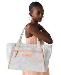 kate spade new york Dash Hidden Garden Large Canvas Tote Bag