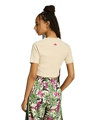 adidas Women's x Farm Rio Cropped Short-Sleeve T-Shirt