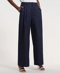 Isaac Mizrahi Women's Wide-Leg Pants
