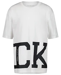 Calvin Klein Boys' 8-20 Short-Sleeve Crewneck T-Shirt