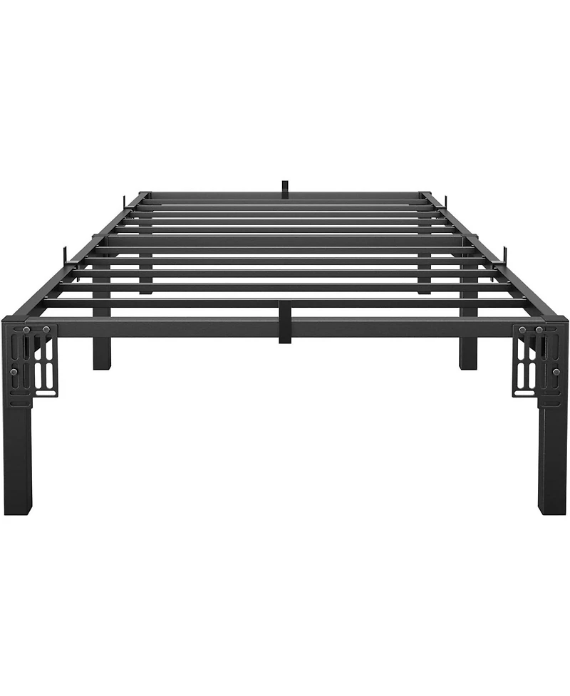gaomon Metal Bed Frame Twin Size with Storage Space Heavy Duty Sturdy Mattress Base Easy Assembly No Box Spring