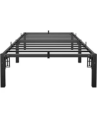 gaomon Metal Bed Frame Twin Size with Storage Space Heavy Duty Sturdy Mattress Base Easy Assembly No Box Spring