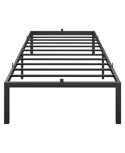 Gaomon Twin Metal Platform Bed Frame Mattress Support No Box Spring Easy Build Noise Free Heavy Duty