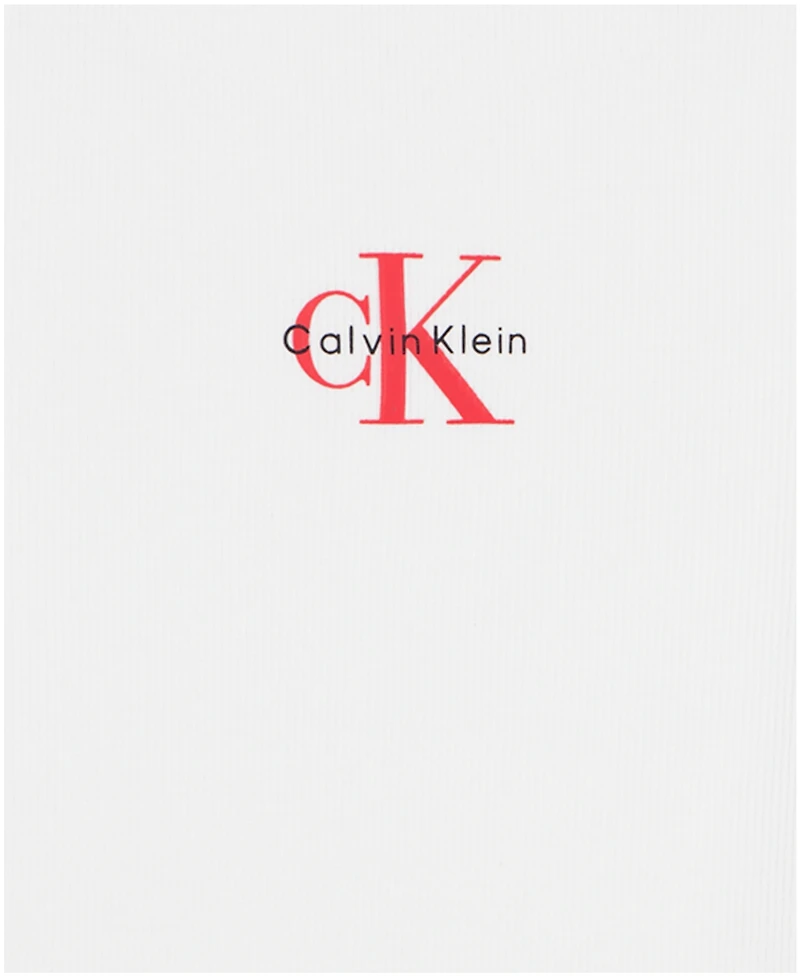 Calvin Klein Girls' 7-16 Short-Sleeve Ribbed T-Shirt