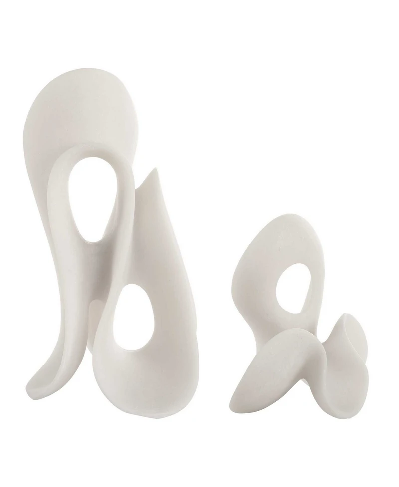 Uttermost Silent Wave Indoor Outdoor Sculptures, Set of 2