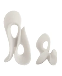 Uttermost Silent Wave Indoor Outdoor Sculptures, Set of 2