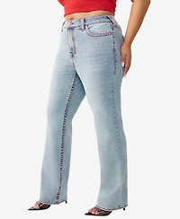 True Religion Plus Billie Mid-Rise Straight Big T-Jeans
