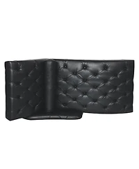 Streamdale Furniture Chaise Lounge Arm Chair with Pillow and Wood Legs