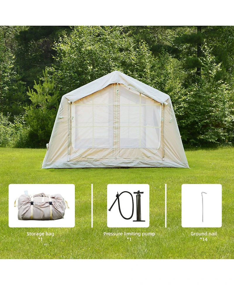 Streamdale Furniture Inflatable Camping Tent 4-6 Person, Easy Setup, 8.2'x10.5