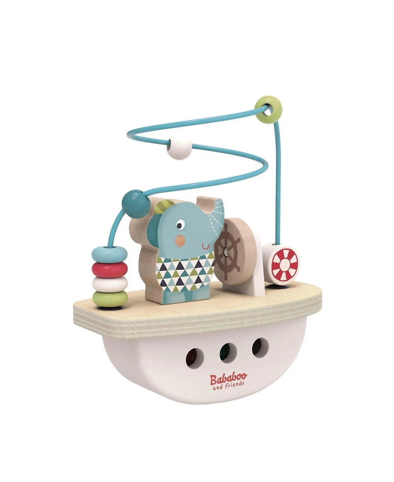 Bababoo and friends Lolo Elephant Boat Bead Maze