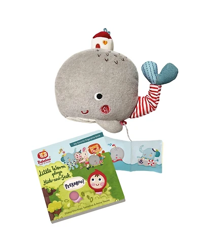 Bababoo and friends Wilma Whale Hide-and-Seek Book & Plush Set