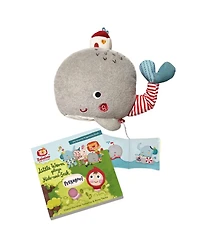 Bababoo and friends Wilma Whale Hide-and-Seek Book & Plush Set