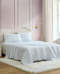 Betsey Johnson Ballet Floral Printed Microfiber 4-Pc. Sheet Set