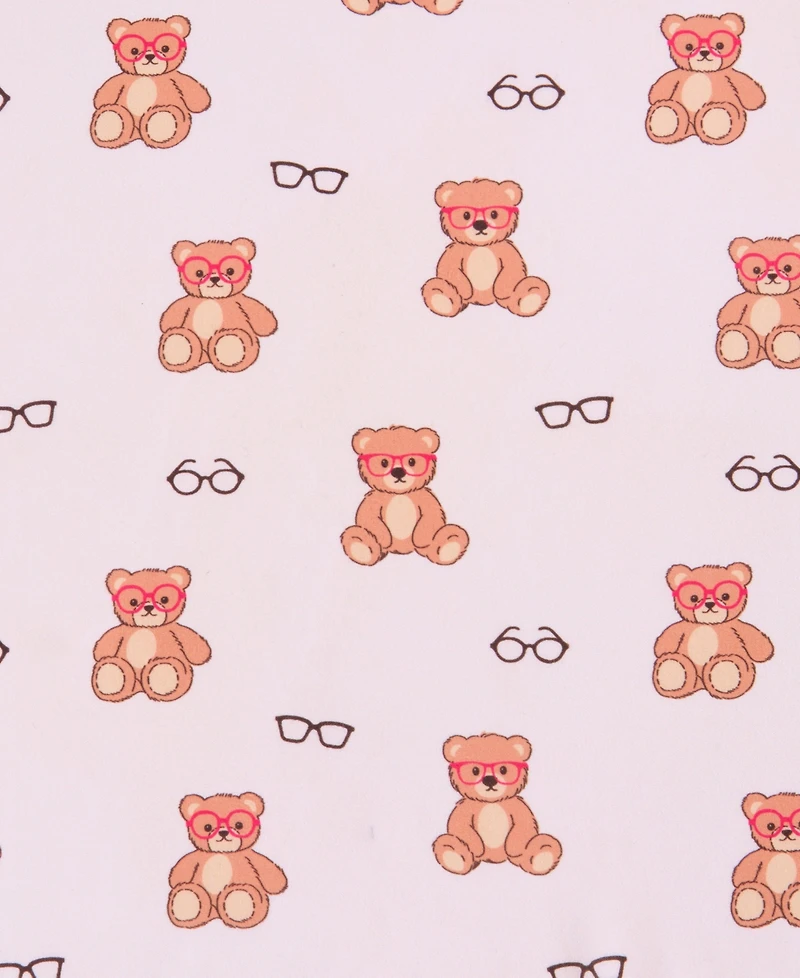 Betsey Johnson Nerdy Teddies Microfiber -Pc. Sheet Set