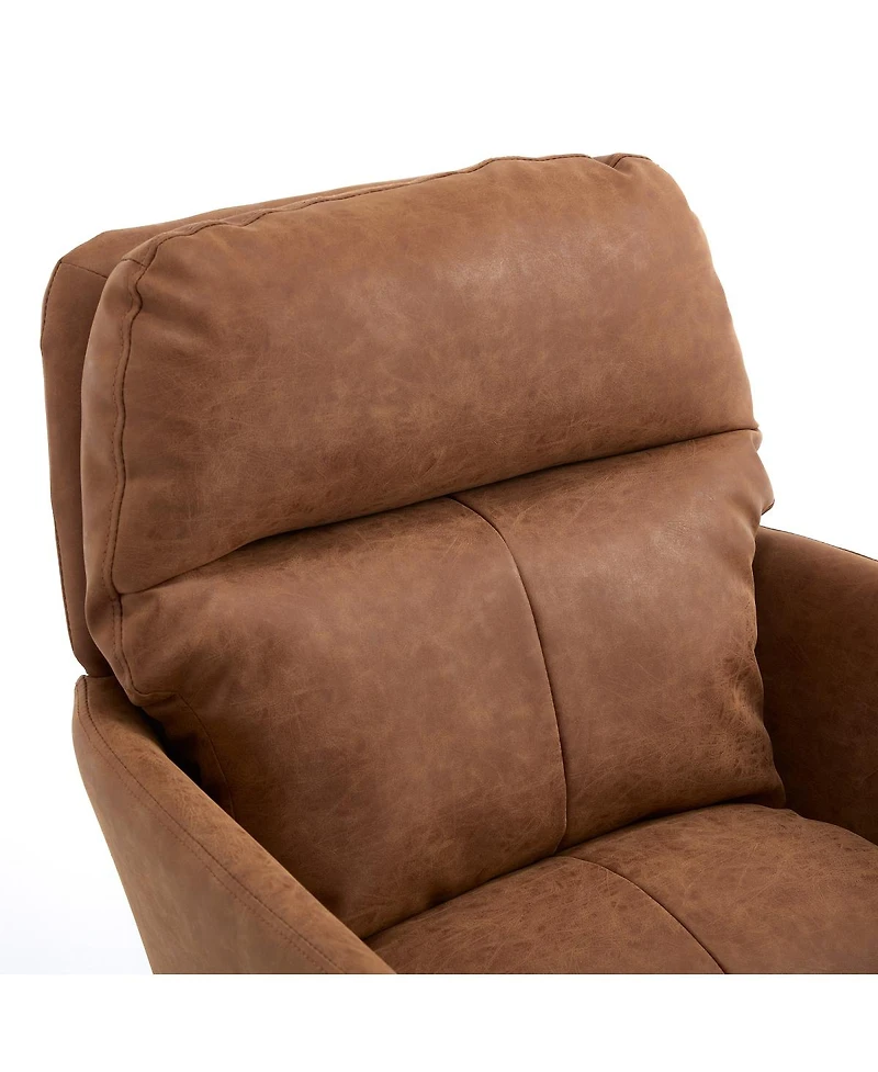 Streamdale Office chair, artificial leather, Black base, adjustable height