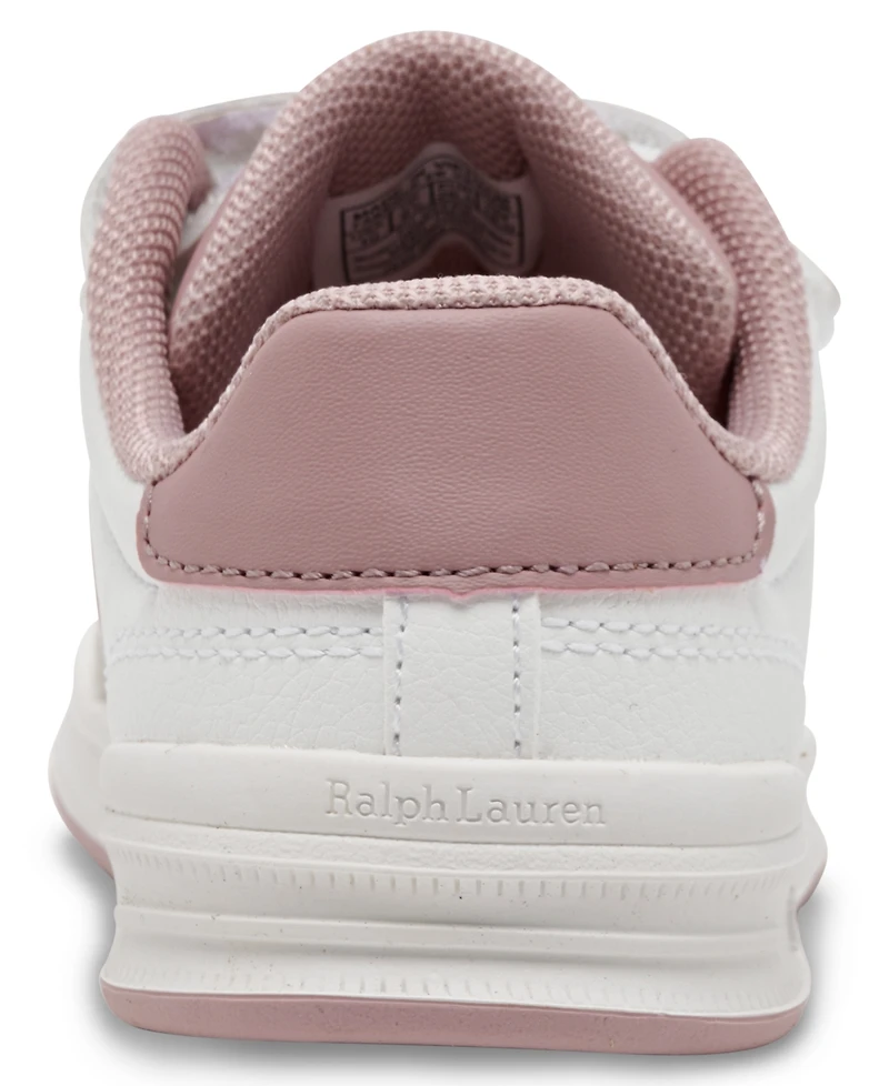 Polo Ralph Lauren Little Kids Heritage Court Iii T-Toe Ez Casual Sneakers from Finish Line