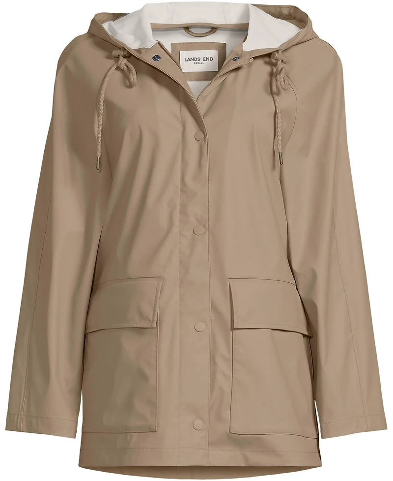 Lands' End Women's Squall A-line Slicker Raincoat