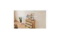 gaomon 3 Drawer Dresser for Bedroom, Fluted Chest of Drawers, Modern Wooden Nightstand Storage Cabinet