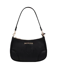 True Religion Women's Trapunto Logo Shoulder Bag
