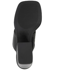 Mia Women's Fawn Block Heel Slip-On Dress Sandals