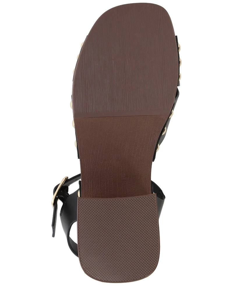 Mia Women's Finna Square-Toe Platform Dress Sandals