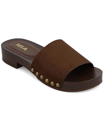 Mia Women's Lanell Round-Toe Casual Slide Sandals