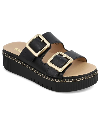Mia Women's Jacinta Slip-On Flatform Casual Sandals