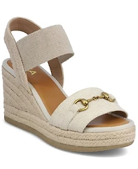 Mia Women's Barossa Horsebit Ankle-Strap Espadrille Wedge Sandals